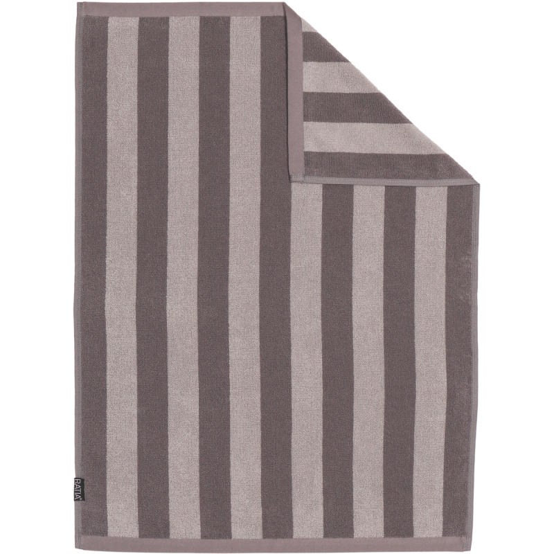 Käsipyyhe Ratia 50 x 70 cm Raita vaaleanharmaa/harmaa