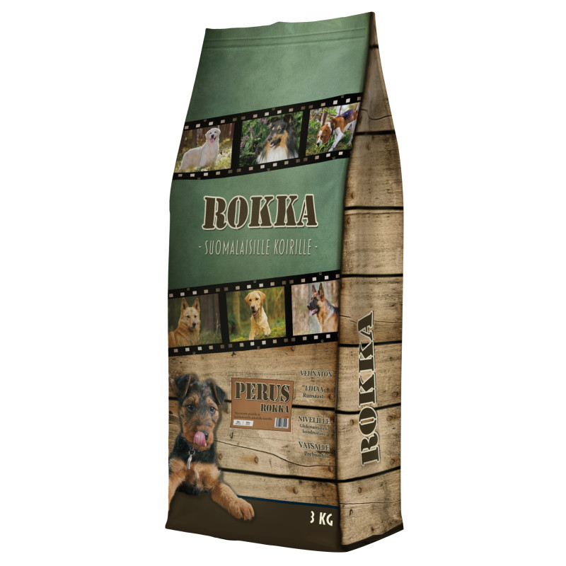 Koiranruoka Rokka 3 kg perus
