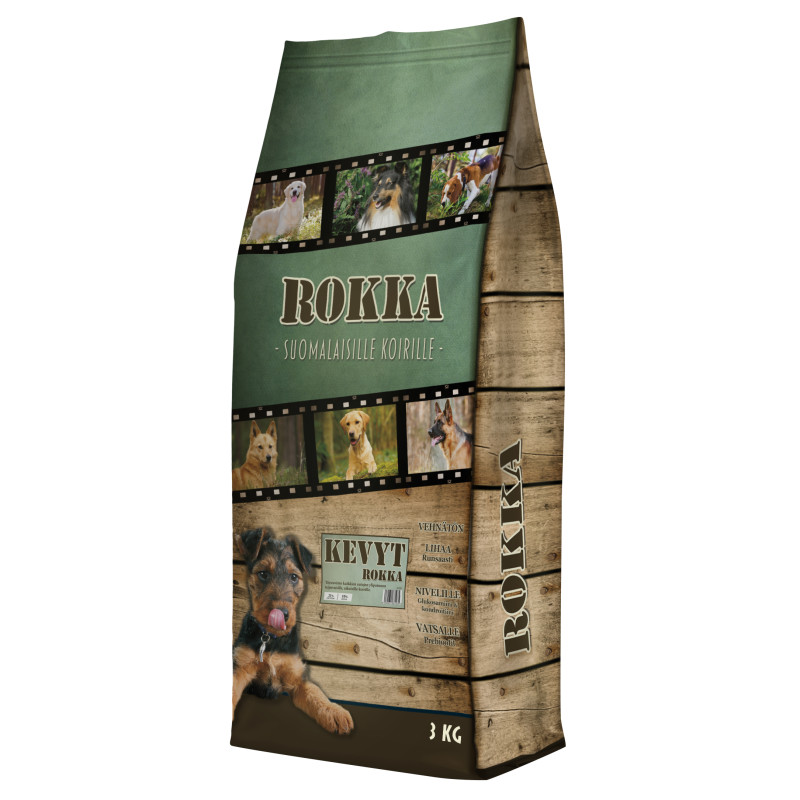 Koiranruoka Rokka 3 kg kevyt
