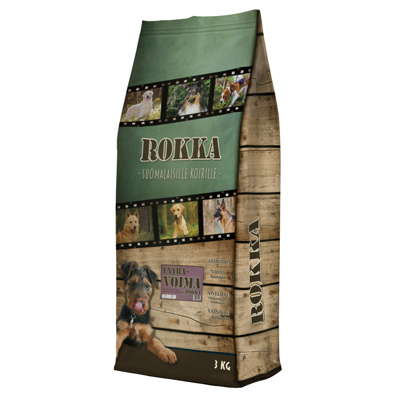 Koiranruoka Rokka 3 kg voima
