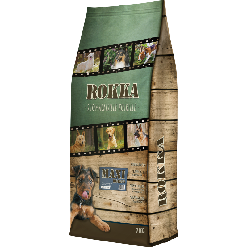 Koiranruoka Rokka 7 kg Maxi