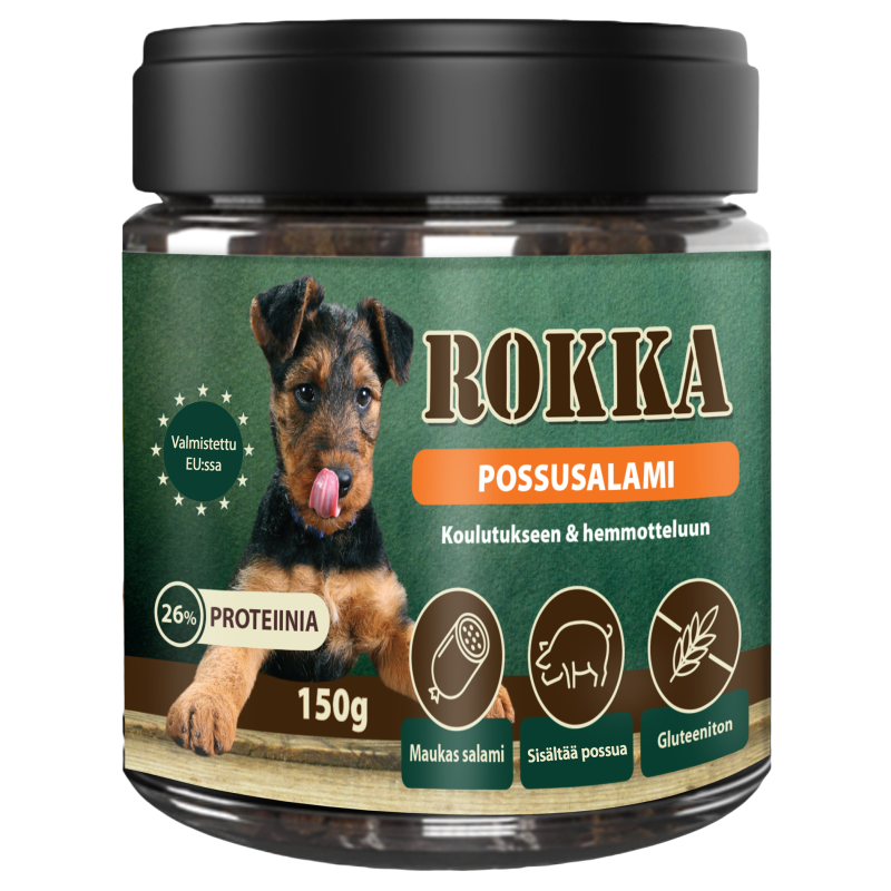 Koiran herkku Rokka 150 g Possusalami