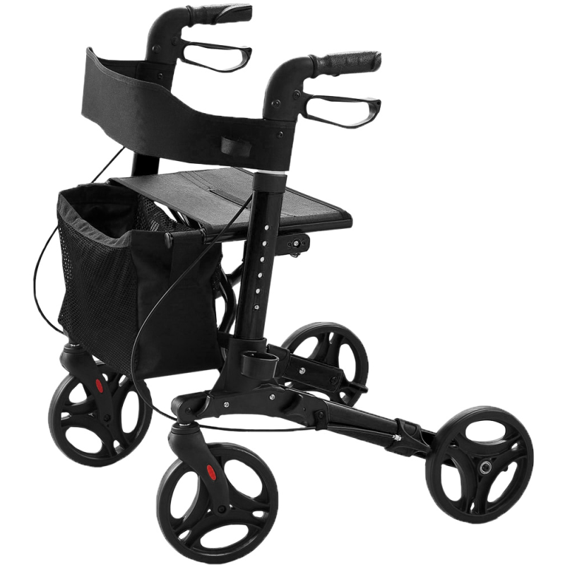 Rollaattori Arvo Deluxe, musta