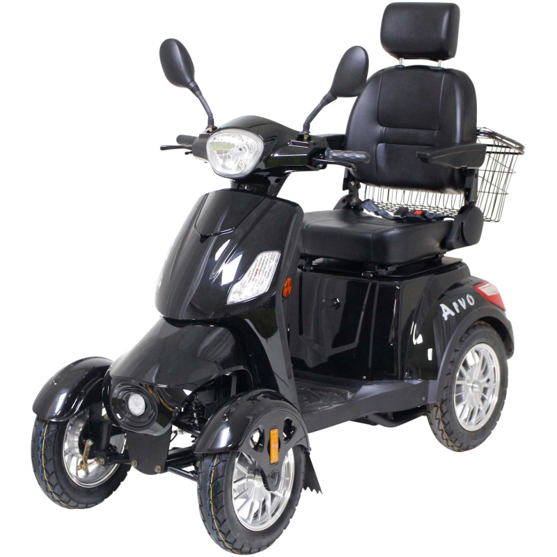 Senioriskootteri Arvo P400 musta