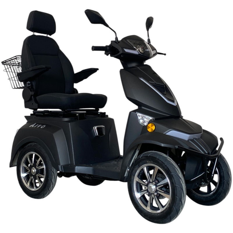 Senioriskootteri Arvo P800 musta