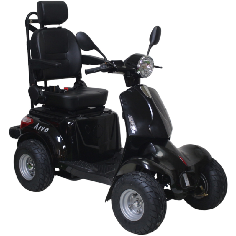 Senioriskootteri Arvo P900 musta