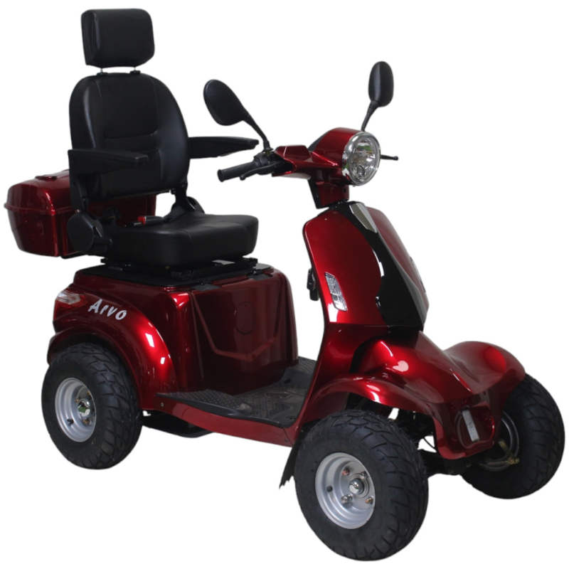 Senioriskootteri Arvo P900 punainen