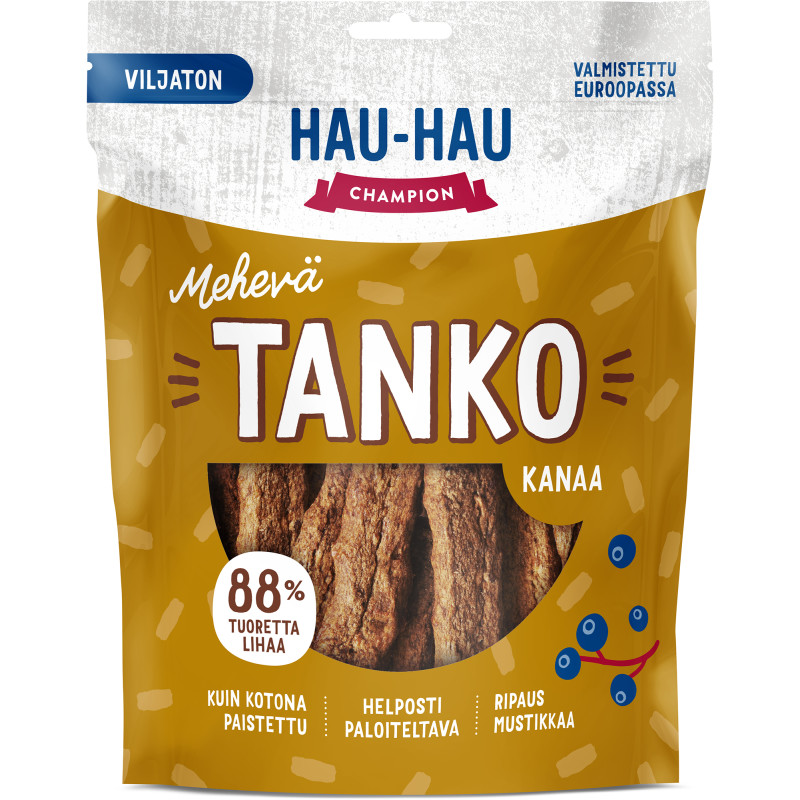 Koiran herkku Hau-Hau 400 g Mehevä Tanko kanaa