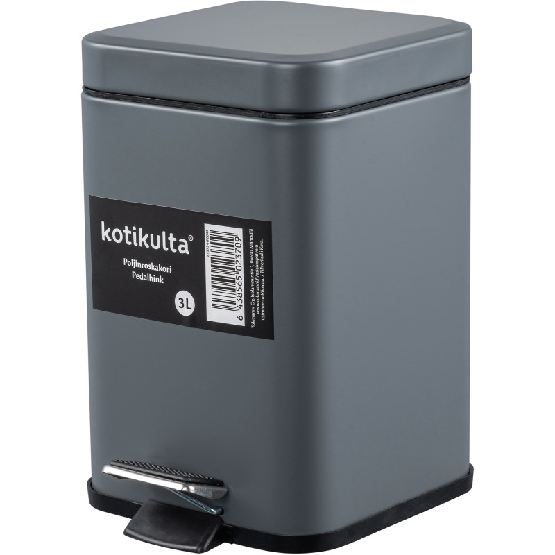 Poljinroskakori Kotikulta 3 l harmaa