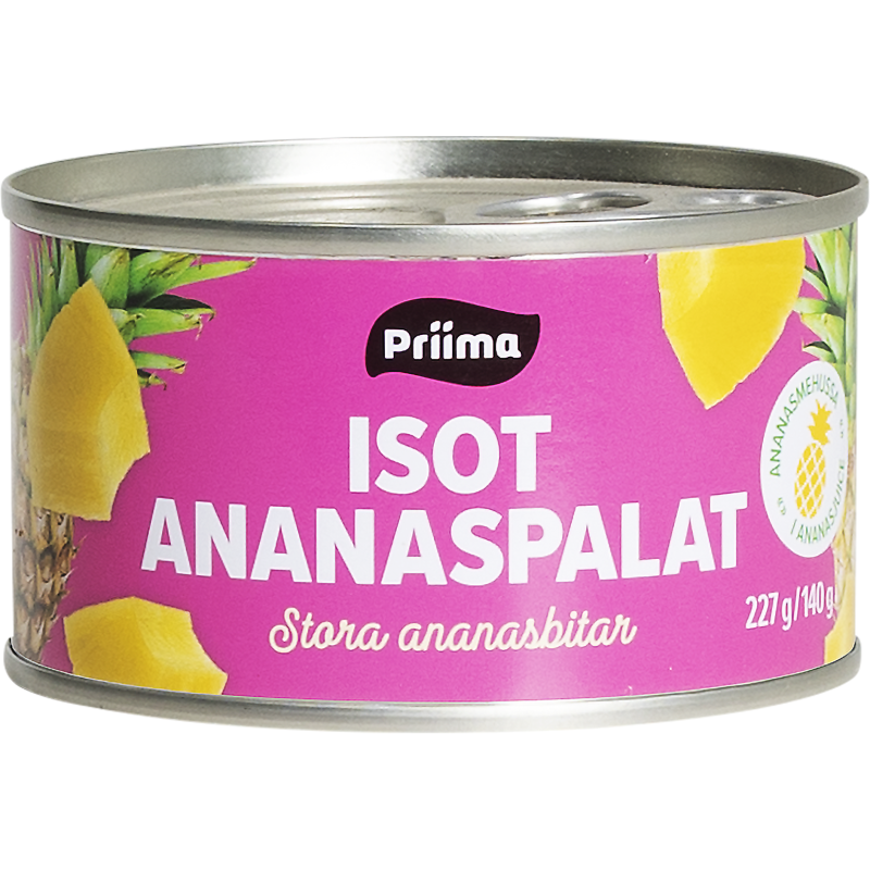 Ananaspala Priima 227 / 140 g iso