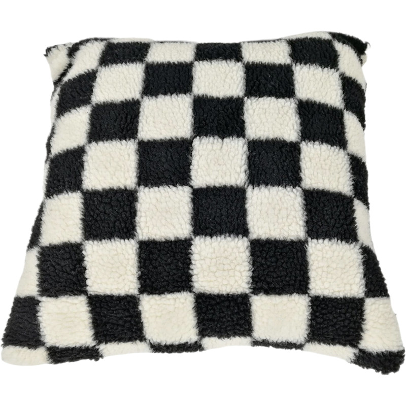 Koristetyyny Miny 45 x 45 cm teddy ruutu