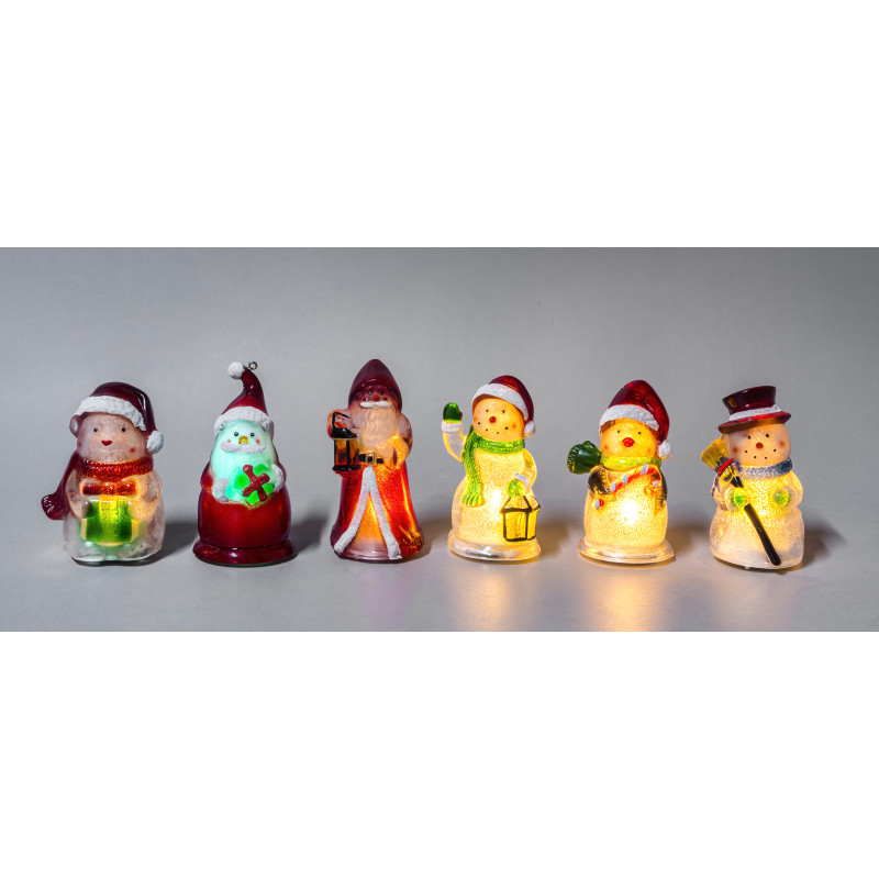 LED-lumiukko lajitelma