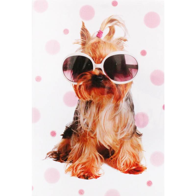 Kortti Miny 2-osainen kirjekuorella Koira