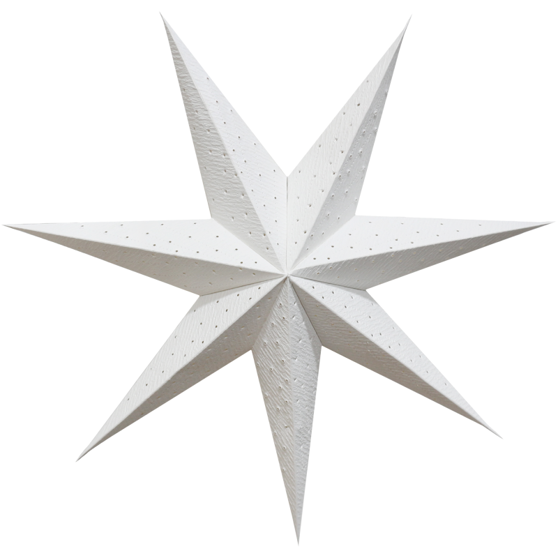 Paperitähti 60 cm valkoinen