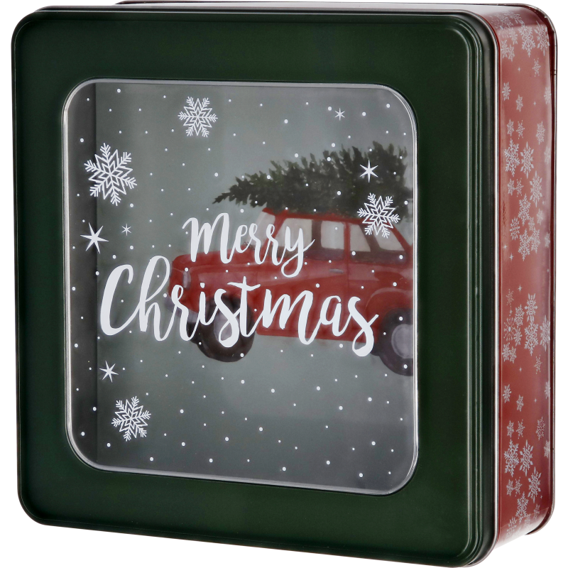 Peltipurkki Kotikulta 19 x 19 cm Xmas