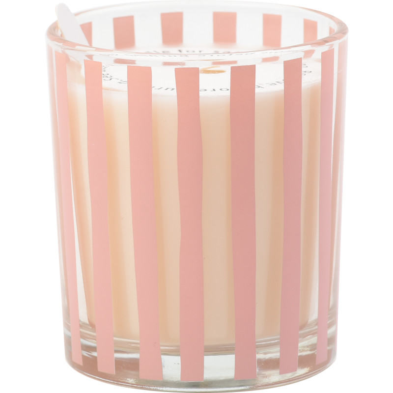 Tuoksukynttilä Miny Pioni raita pinkki