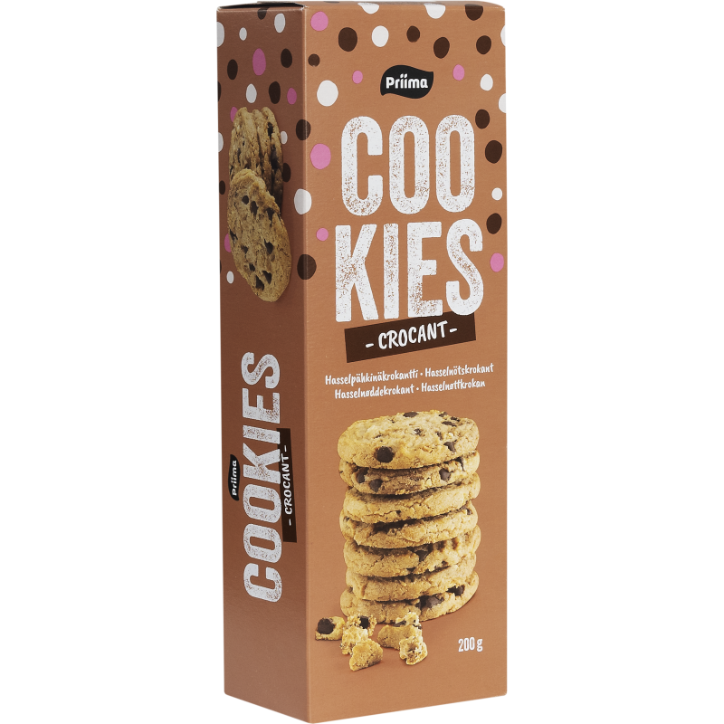Cookies Priima 200 g krokantti