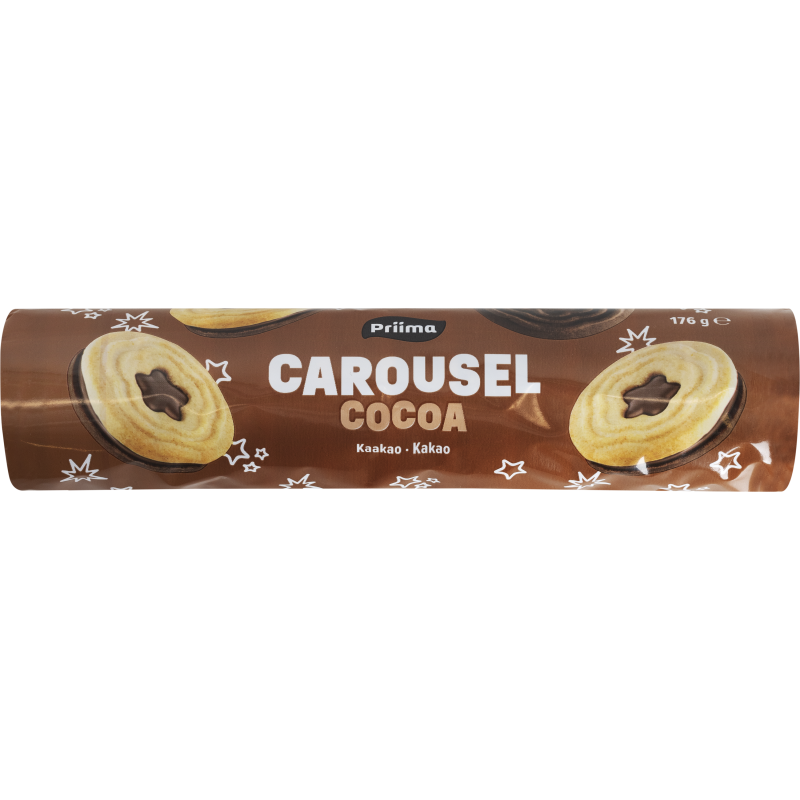 Kaakaokeksi Priima 176 g Carousel Cocoa