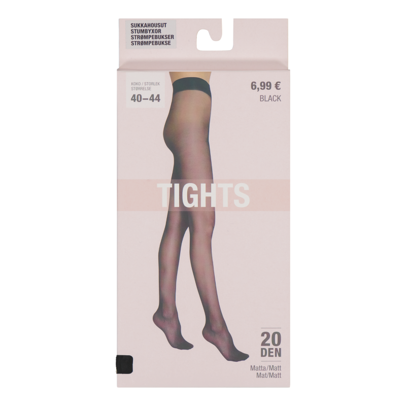 Naisten sukkahousut Pola 20 den musta