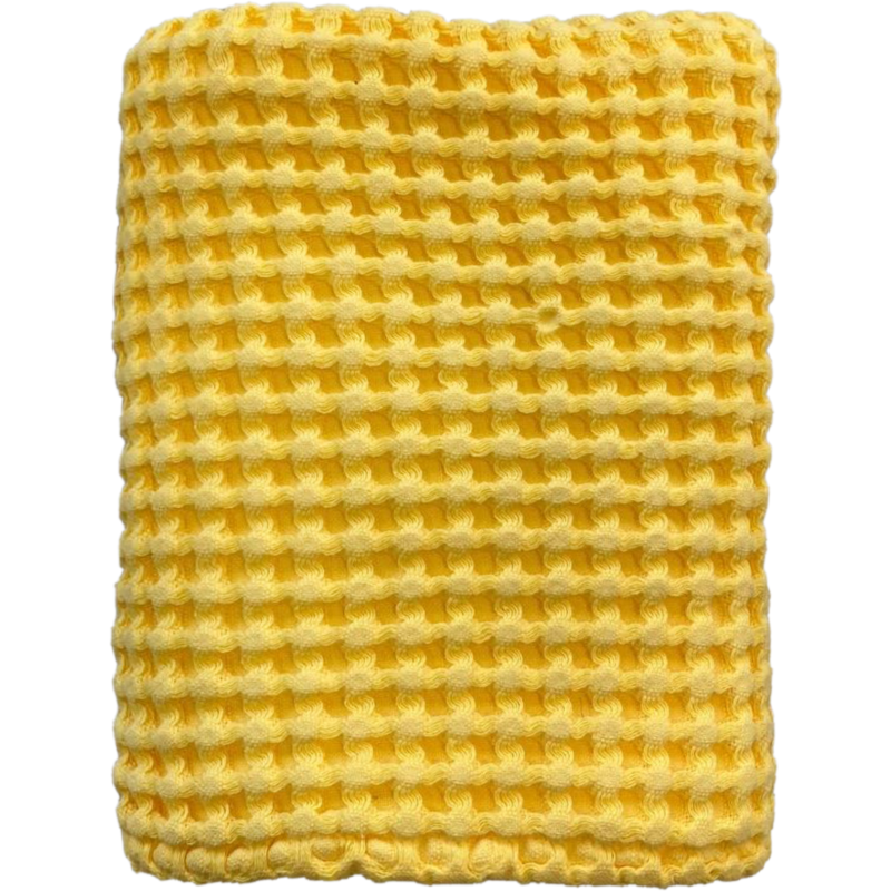 Kylpypyyhe Kotikulta 70 x 135 cm Vohveli keltainen