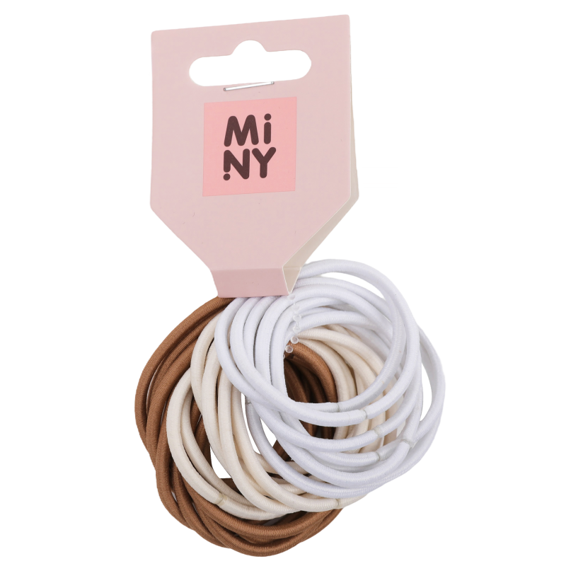 Hiuslenkki Miny 24 kpl valkoinen, beige, ruskea