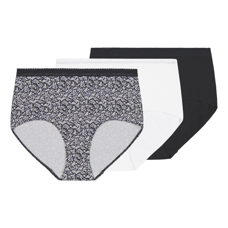 Naisten maxi-alushousut Pola Dannie puuvilla lehvät 3 kpl