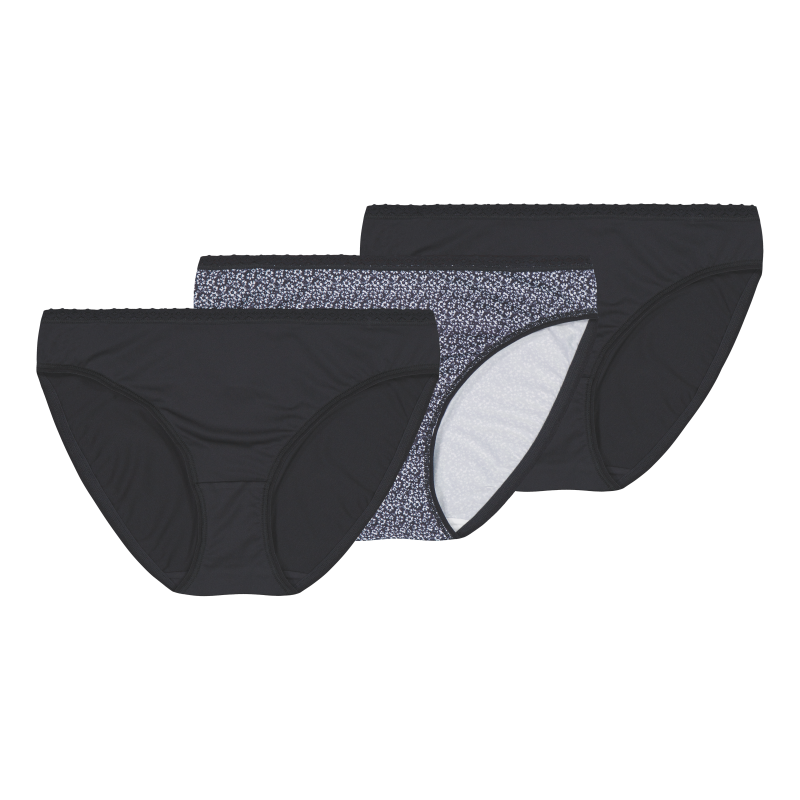 Naisten tai-alushousut Pola Dannie micro kukka 3 kpl/pkt