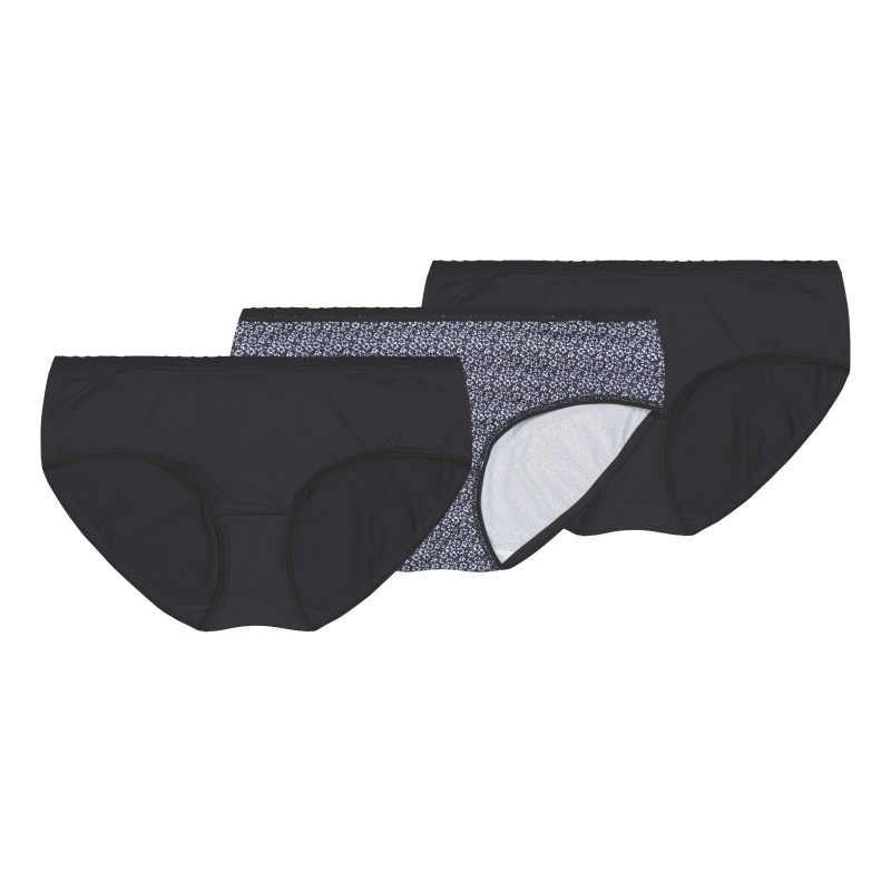 Naisten hipster-alushousut Pola Dannie micro kukka 3 kpl/pkt