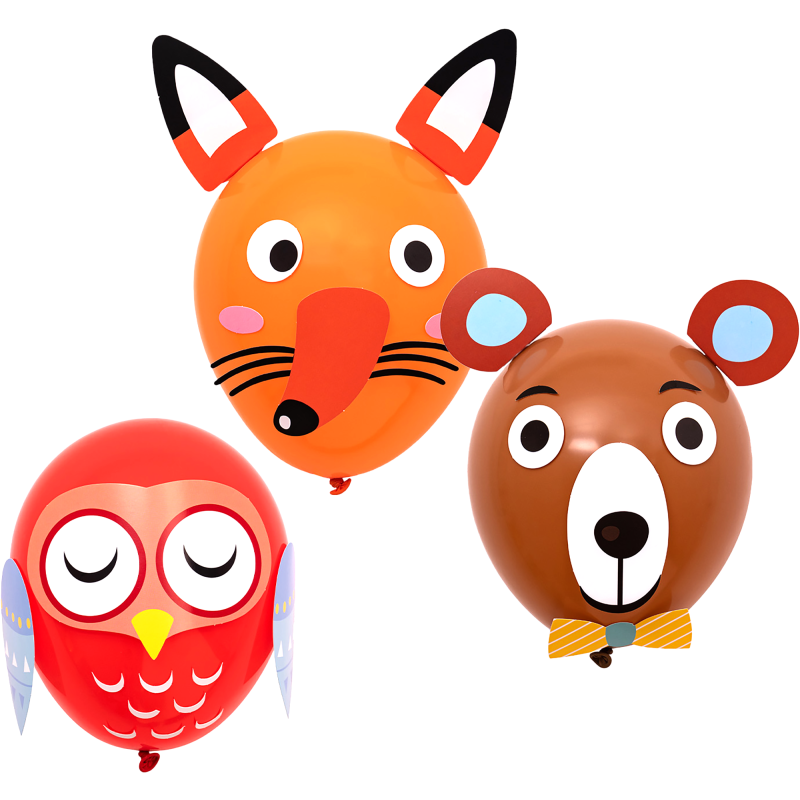 Ilmapallo 3 kpl eläin