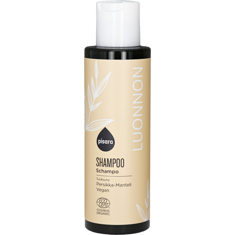 Luonnon Shampoo Pisara 200 ml persikka-manteli