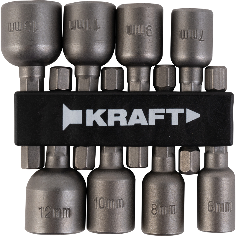 Magneettihylsysarja Kraft 8-os. 6-13mm