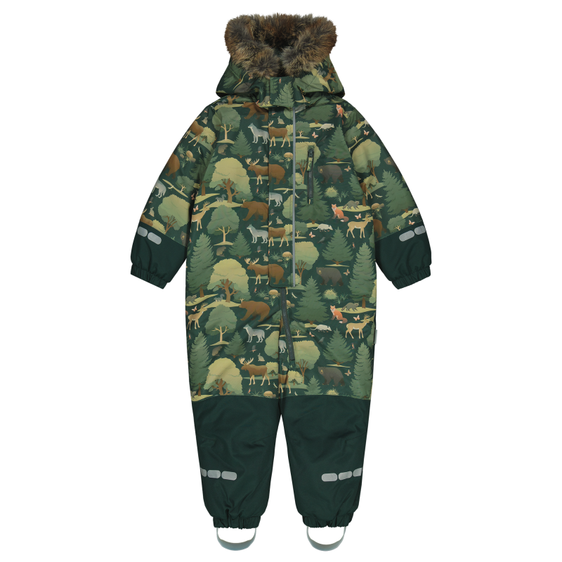 Vedenpitävä lasten toppahaalari Peuhu Umbra metsäneläimet