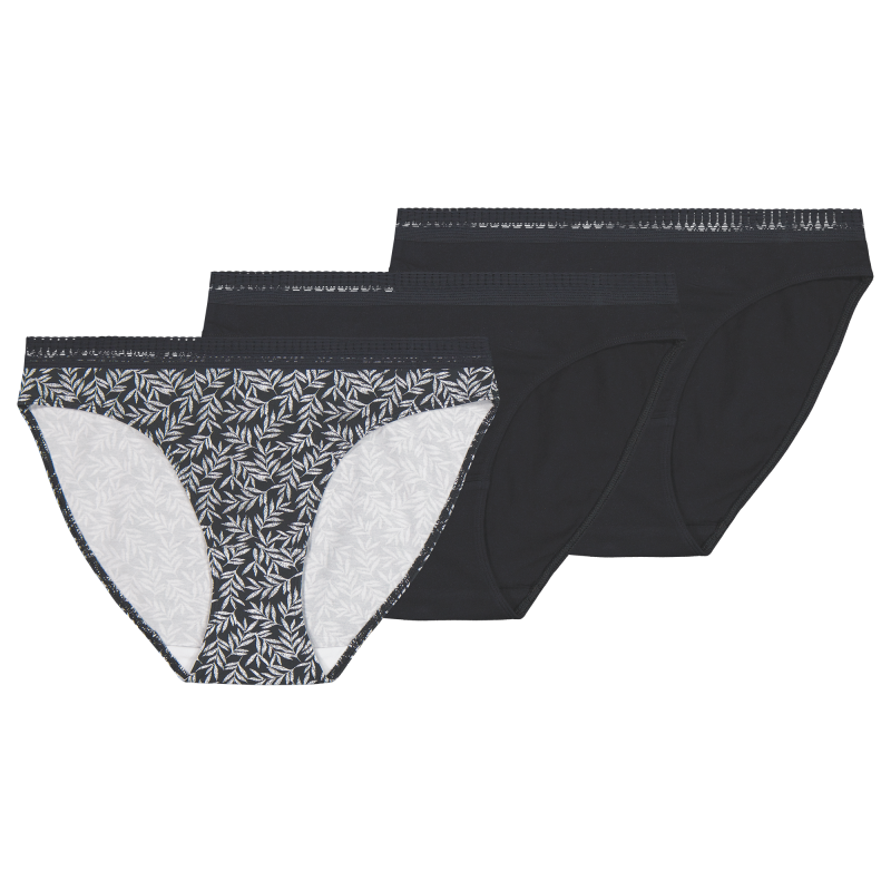 Naisten tai-alushousut Pola Dannie puuvilla lehdet 3 kpl