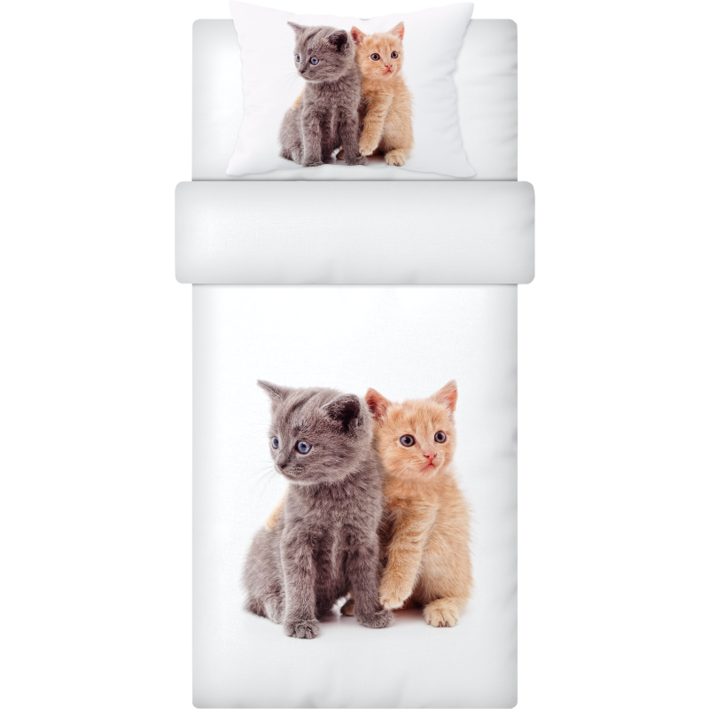 Pussilakanasetti Kotikulta 150 x 210 cm Kissanpennut
