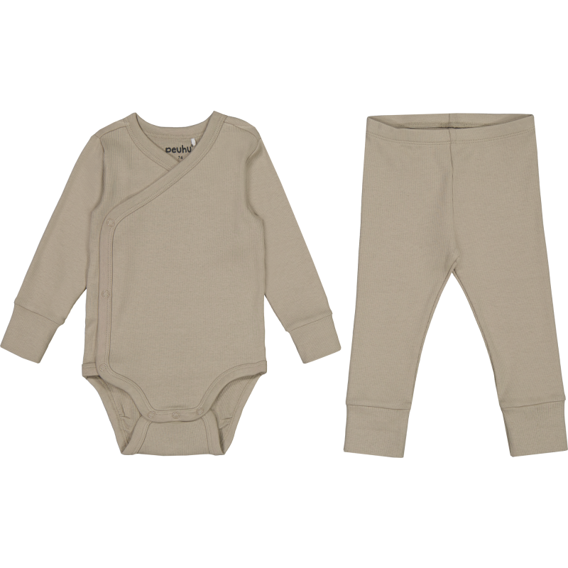 Vauvan setti ribbitrikoota Peuhu Halle + Popi Set