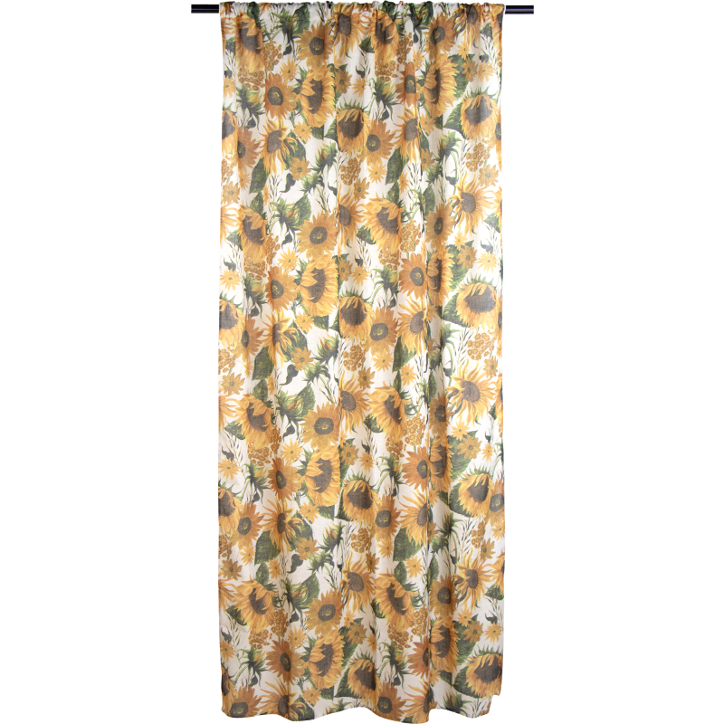 Verho Kotikulta 140 x 240 cm Auringonkukka