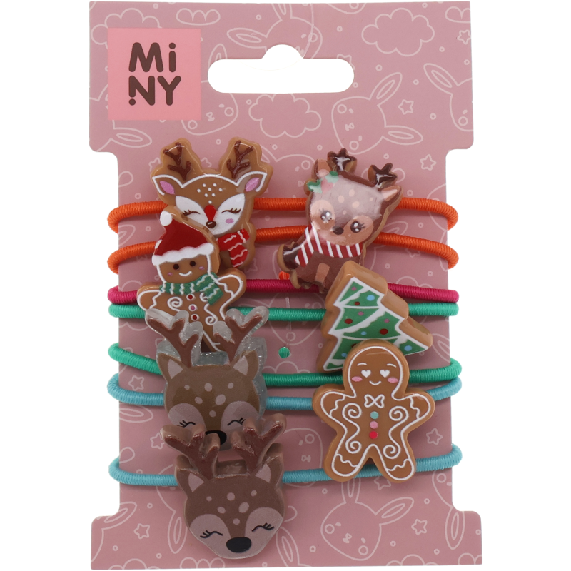 Hiuslenkki Miny 7 kpl jouluhahmot