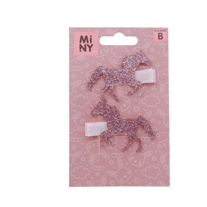 Lasten hiuspinni Miny 2 kpl hevonen