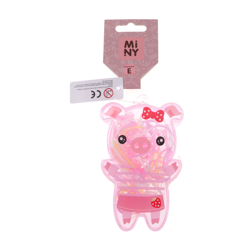 Lasten hiuslenkkisetti Miny possu