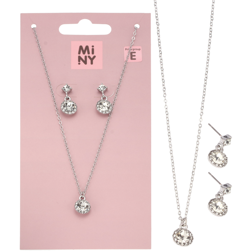 Korvakorut ja kaulakoru Miny