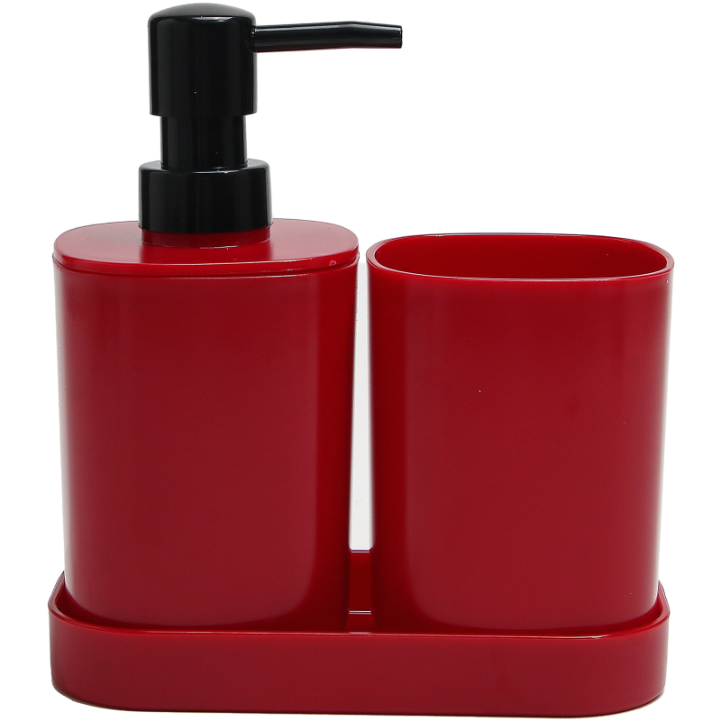 Kylpyhuonesetti Kotikulta 3 osaa punainen