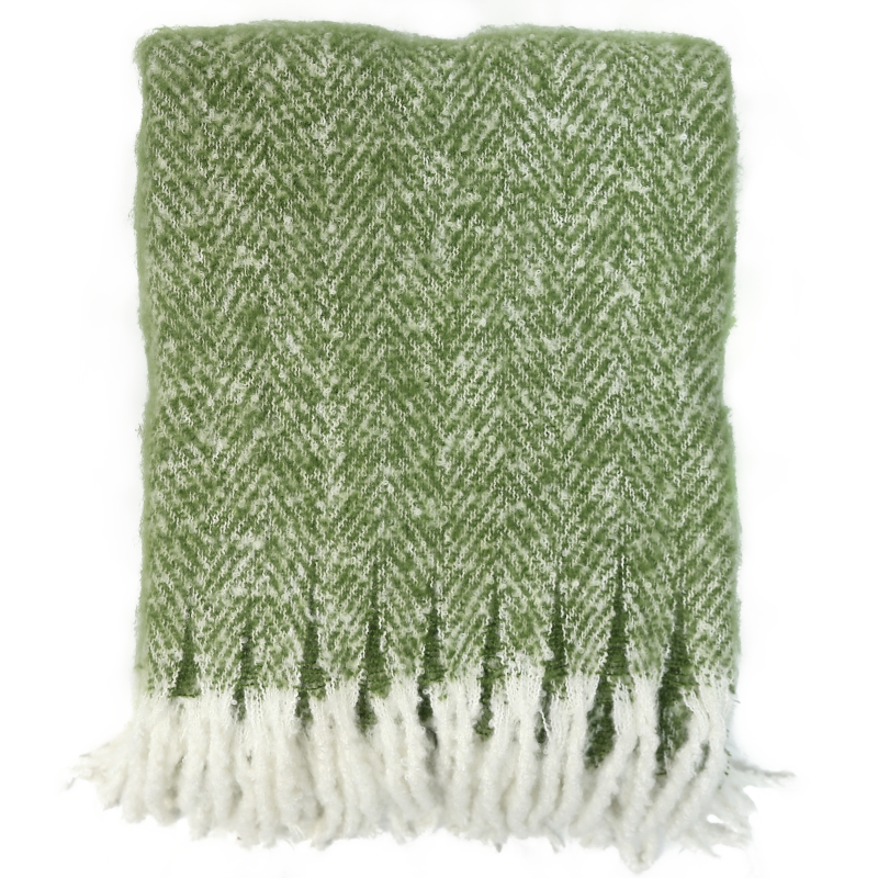 Torkkupeitto Kotikulta 130 x 170 cm Fall kudottu vihreä