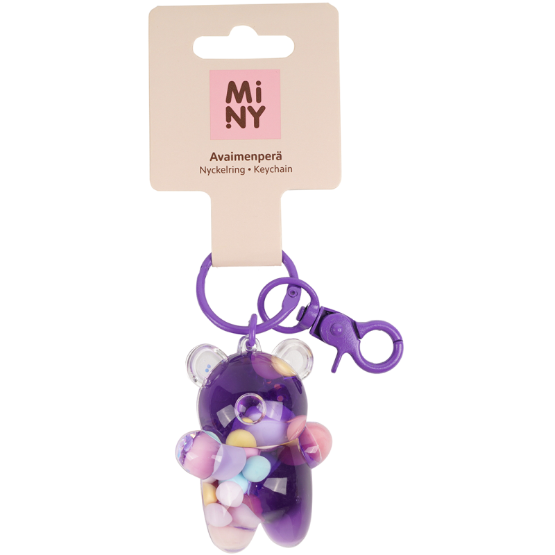 Avaimenperä Miny nalle lila