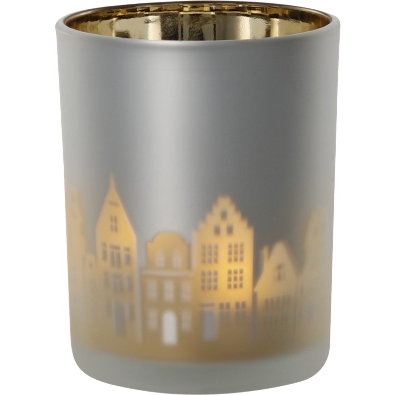 Lämpökynttilälasi Kotikulta 12,5 cm Old City