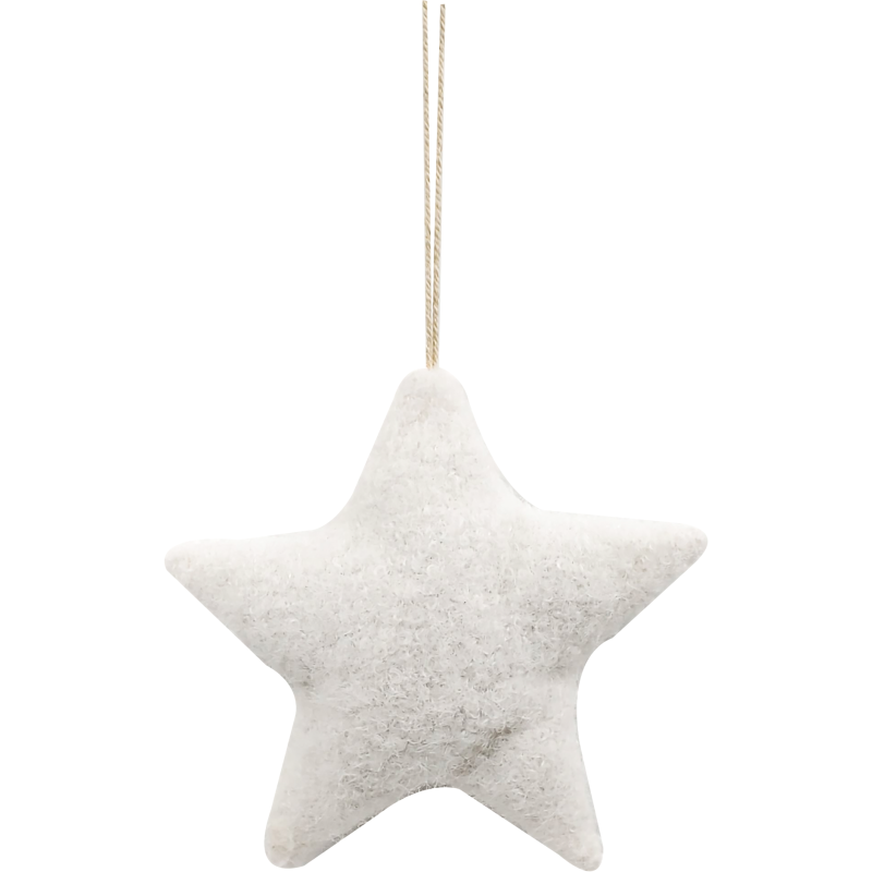 Joulukuusenkoriste Miny 19,2 cm kangastähti