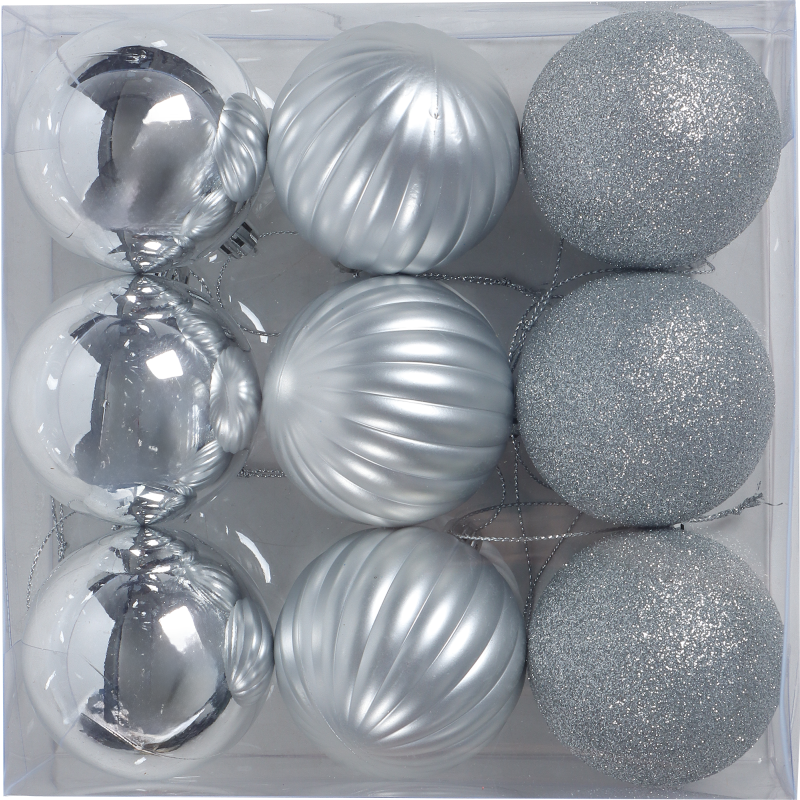 Koristepallo Kotikulta 9 kpl hopea