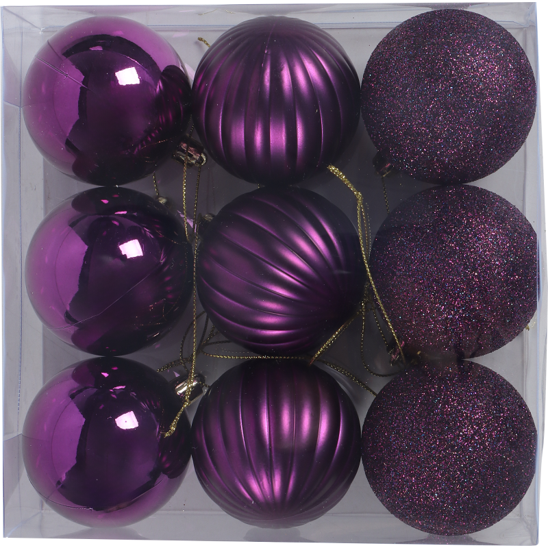 Koristepallo Kotikulta 9 kpl lila