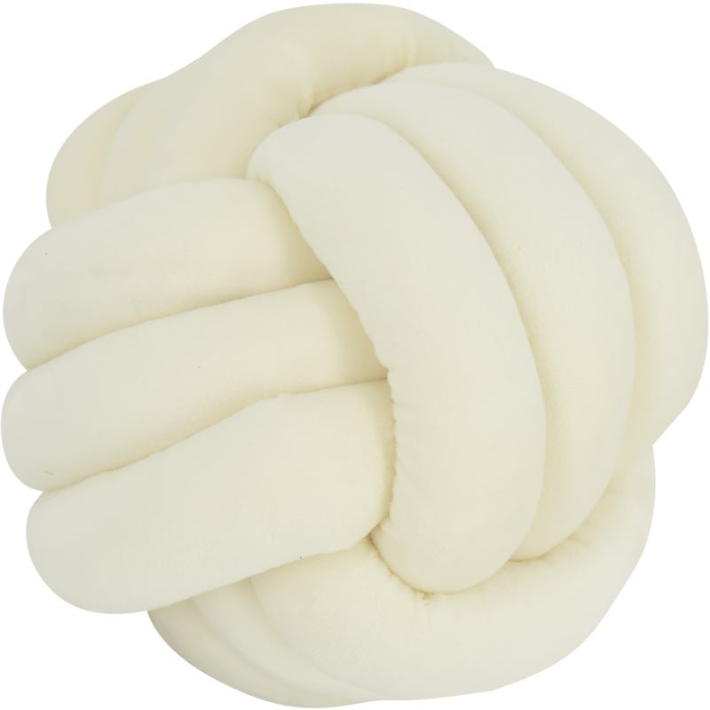Koristetyyny Miny 26 cm Solmupallo valkoinen