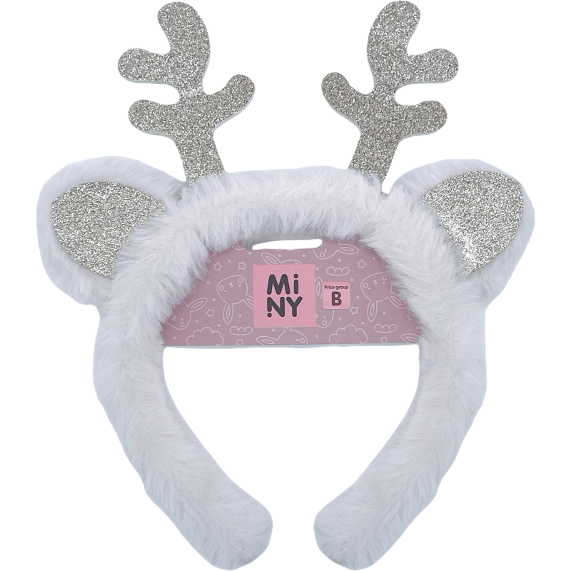 Hiuspanta Miny poro valkoinen