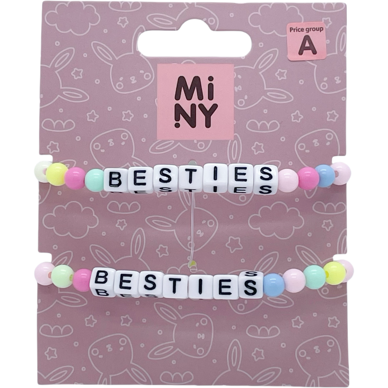 Lasten rannekoru Miny 2 kpl ystäväkoru